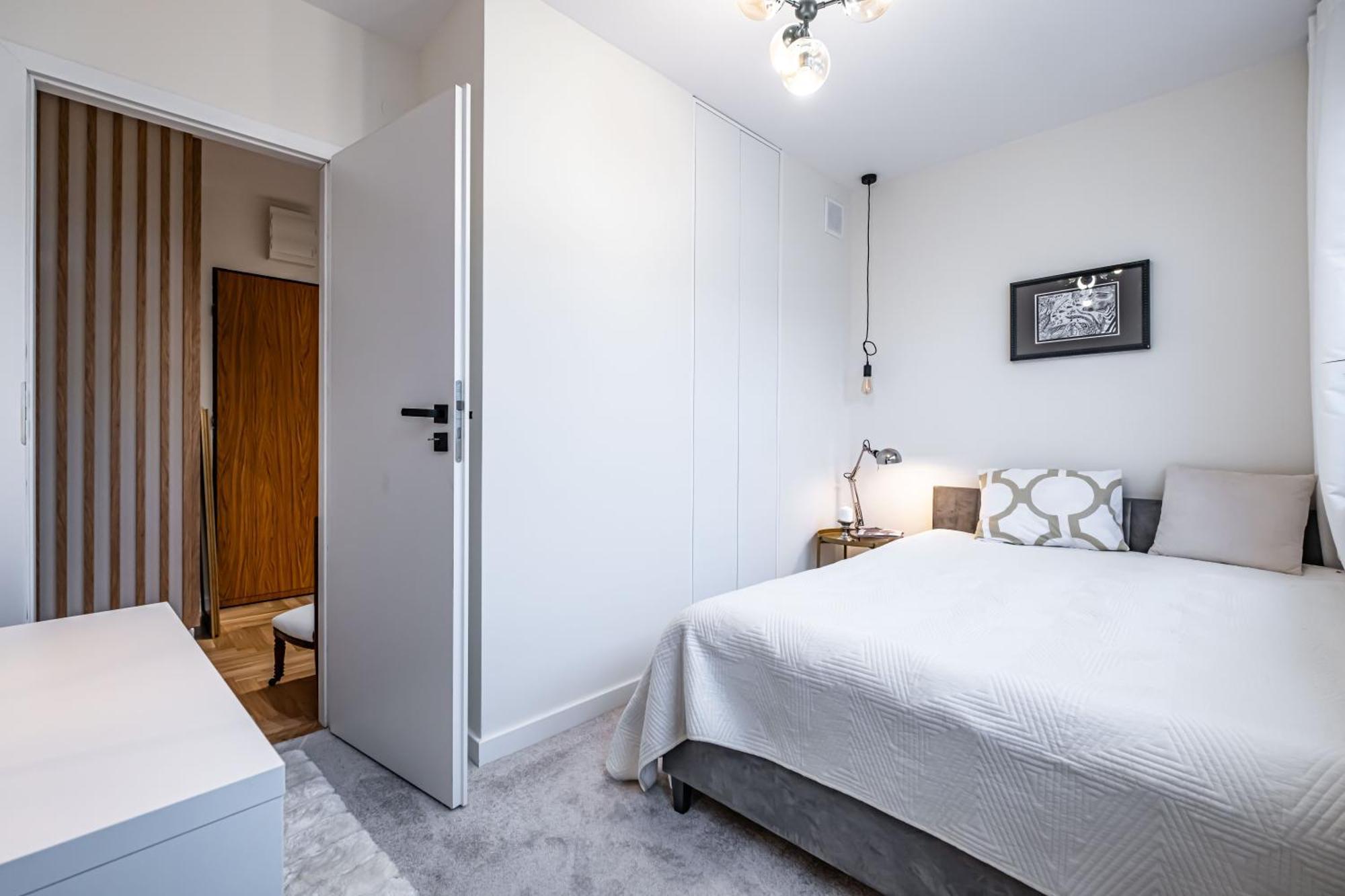 Luksusowy Apartament Blisko Centrum, Parking W Garazu Podziemnym Warschau Buitenkant foto
